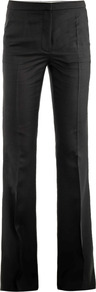 Carlton Boot Cut Trousers - pattern: plain; waist: high rise; length: extra long; predominant colour: black; occasions: evening, work; fibres: viscose/rayon - 100%; fit: flares; pattern type: fabric; texture group: woven light midweight; style: standard