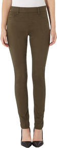 Eden Khaki Ultra Soft Jegging - length: standard; pattern: plain; style: jeggings; pocket detail: traditional 5 pocket; waist: mid/regular rise; predominant colour: khaki; occasions: casual, evening; fibres: cotton - stretch; texture group: denim; pattern type: fabric