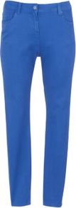 Inspire Blue Supersoft Skinny Jeans - style: skinny leg; length: standard; pattern: plain; pocket detail: traditional 5 pocket; waist: mid/regular rise; predominant colour: diva blue; occasions: casual, evening, holiday; fibres: cotton - stretch; texture group: denim; trends: fluorescent; pattern type: fabric