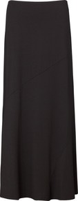Jersey Maxi Skirt - pattern: plain; fit: body skimming; waist detail: fitted waist; hip detail: fitted at hip; waist: mid/regular rise; predominant colour: black; occasions: casual, evening, holiday; length: floor length; style: maxi skirt; fibres: cotton - stretch; pattern type: fabric; texture group: jersey - stretchy/drapey