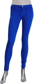 620 Skinny In Electric Blue - style: skinny leg; pattern: plain; pocket detail: traditional 5 pocket; waist: mid/regular rise; predominant colour: royal blue; occasions: casual, evening, holiday; length: ankle length; fibres: cotton - stretch; texture group: denim; pattern type: fabric