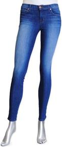 811 In Karma - length: standard; pattern: plain; pocket detail: traditional 5 pocket; waist: mid/regular rise; secondary colour: pale blue; predominant colour: denim; occasions: casual, evening; fibres: cotton - stretch; texture group: denim; fit: skinny/tight leg; pattern type: fabric; style: standard