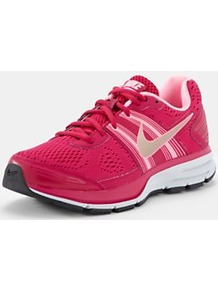 Air Pegasus 29 Trainers, Pink - predominant colour: hot pink; occasions: casual; material: fabric; heel height: flat; toe: round toe; style: trainers; finish: plain; pattern: patterned/print, plain