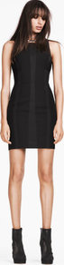 Dress - length: mini; neckline: round neck; fit: tight; pattern: plain; sleeve style: sleeveless; style: bodycon; waist detail: fitted waist; hip detail: fitted at hip; predominant colour: black; occasions: evening, occasion; fibres: polyester/polyamide - stretch; sleeve length: sleeveless; texture group: jersey - clingy; pattern type: fabric