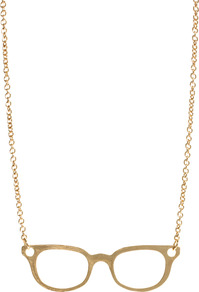 Klassy Shop Necklace - predominant colour: gold; occasions: casual, evening, holiday; style: pendant; length: mid; size: large/oversized; material: chain/metal; finish: metallic; embellishment: chain/metal