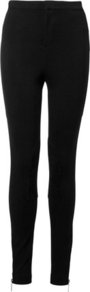 Anthie Jodphur Legging Black - pattern: plain; style: leggings; waist detail: elasticated waist; waist: mid/regular rise; predominant colour: black; occasions: casual, evening, work; length: ankle length; fibres: viscose/rayon - stretch; fit: skinny/tight leg; pattern type: fabric; texture group: other - stretchy