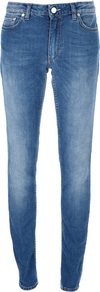 'Flex Montant' Slim Fit Jean - length: standard; pattern: plain; pocket detail: traditional 5 pocket; style: slim leg; waist: mid/regular rise; predominant colour: denim; secondary colour: denim; occasions: casual, evening; fibres: cotton - stretch; jeans detail: whiskering, shading down centre of thigh; texture group: denim; pattern type: fabric