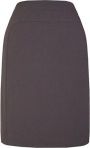 Petite Taupe Moss Crepe Skirt - pattern: plain; style: pencil; fit: tailored/fitted; waist: mid/regular rise; predominant colour: taupe; occasions: evening, work; length: just above the knee; fibres: polyester/polyamide - mix; waist detail: narrow waistband; pattern type: fabric; pattern size: standard; texture group: other - light to midweight