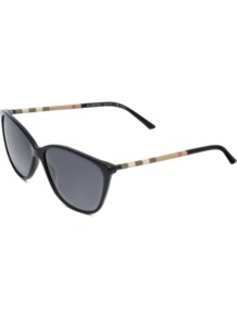 4117 Sunglasses - secondary colour: camel; predominant colour: black; occasions: casual, evening, work, occasion, holiday; style: d frame; size: standard; material: plastic/rubber; pattern: plain; trends: statement prints; finish: plain