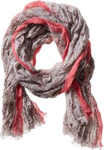 Ciara Snake Print Scarf - predominant colour: pink; occasions: casual, work; type of pattern: small; style: regular; size: standard; material: fabric; embellishment: fringing; pattern: animal print; trends: statement prints
