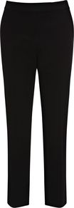 Women's Dahna Slim Leg Trouser, Black - pattern: plain; waist detail: fitted waist; waist: mid/regular rise; predominant colour: black; occasions: evening, work, holiday; length: ankle length; fibres: viscose/rayon - stretch; hip detail: fitted at hip (bottoms); fit: slim leg; pattern type: fabric; texture group: other - light to midweight; style: standard