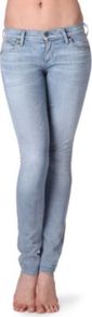 Avedon Ultra Skinny Low Rise Jeans - style: skinny leg; length: standard; pattern: plain; waist: low rise; pocket detail: traditional 5 pocket; predominant colour: denim; occasions: casual; fibres: cotton - mix; jeans detail: washed/faded; texture group: denim; pattern type: fabric; pattern size: standard