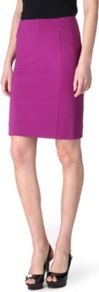 New Koto Skirt - pattern: plain; style: pencil; fit: tailored/fitted; waist detail: fitted waist; waist: high rise; hip detail: fitted at hip; predominant colour: magenta; occasions: casual, evening, work; length: just above the knee; fibres: polyester/polyamide - stretch; texture group: jersey - clingy; pattern type: fabric