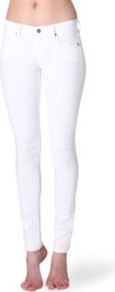 Avedon Ultra Skinny Low Rise Jeans - style: skinny leg; length: standard; pattern: plain; pocket detail: traditional 5 pocket; waist: mid/regular rise; predominant colour: white; occasions: casual, evening, work, holiday; fibres: cotton - stretch; texture group: denim; pattern type: fabric; pattern size: standard