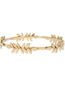 Gaby Bracelet - predominant colour: gold; occasions: evening, work, occasion; style: bangle; size: small; material: chain/metal; trends: metallics; finish: plain; embellishment: chain/metal