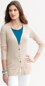 Silk Cashmere Long Cardigan - neckline: low v-neck; pattern: plain; length: below the bottom; predominant colour: stone; occasions: casual, work; style: standard; fibres: silk - mix; fit: slim fit; sleeve length: long sleeve; sleeve style: standard; texture group: knits/crochet; pattern type: knitted - fine stitch