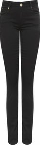 Black Skinny Jeans Uk - style: skinny leg; length: standard; pattern: plain; waist: high rise; pocket detail: traditional 5 pocket; predominant colour: black; occasions: casual; fibres: cotton - stretch; jeans detail: dark wash; texture group: denim; pattern type: fabric; pattern size: standard