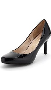 Autograph Leather Almond Toe Court Shoes With Insolia® - predominant colour: black; occasions: casual, evening, work; material: leather; heel height: high; heel: stiletto; toe: square toe; style: courts; finish: patent; pattern: plain