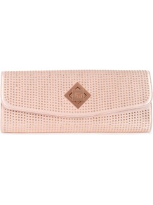 Ted Baker Tilsley Crystal Clutch - predominant colour: nude; occasions: evening, occasion, holiday; type of pattern: light; style: clutch; length: hand carry; size: standard; material: fabric; embellishment: crystals; pattern: plain; finish: plain