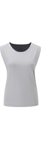 Silver/Pewter Reversible Undersuiter - neckline: round neck; pattern: plain; sleeve style: sleeveless; predominant colour: silver; occasions: casual; length: standard; style: top; fibres: viscose/rayon - stretch; fit: body skimming; sleeve length: sleeveless; texture group: jersey - clingy; pattern type: fabric; pattern size: standard