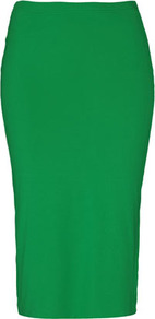 Double Layer Tube Skirt - length: below the knee; pattern: plain; fit: tight; waist detail: elasticated waist, fitted waist; waist: high rise; hip detail: fitted at hip; predominant colour: emerald green; occasions: casual, evening; fibres: cotton - stretch; style: tube; texture group: jersey - clingy; pattern type: fabric; pattern size: standard