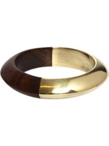 Comba Bracelet - predominant colour: chocolate brown; occasions: casual, evening, work, occasion, holiday; style: bangle; size: standard; material: chain/metal; finish: metallic