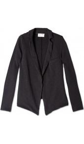 Pattison Jacket - pattern: plain; style: single breasted blazer; collar: standard lapel/rever collar; predominant colour: black; occasions: casual, evening, work; length: standard; fit: tailored/fitted; fibres: cotton - 100%; sleeve length: long sleeve; sleeve style: standard; collar break: low/open; pattern type: fabric; texture group: other - light to midweight