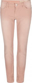 Sheldon Ashby Jeans - style: skinny leg; length: standard; pattern: plain; pocket detail: traditional 5 pocket; waist: mid/regular rise; predominant colour: blush; occasions: casual; fibres: cotton - stretch; jeans detail: shading down centre of thigh; texture group: denim; pattern type: fabric