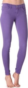 620 Super Skinny Mid Rise Jeans - style: skinny leg; length: standard; pattern: plain; pocket detail: traditional 5 pocket; waist: mid/regular rise; predominant colour: lilac; occasions: casual; fibres: cotton - stretch; texture group: denim; pattern type: fabric