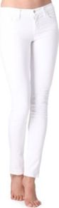 811 Skinny Mid Rise Jeans - style: skinny leg; length: standard; pattern: plain; pocket detail: traditional 5 pocket; waist: mid/regular rise; predominant colour: white; occasions: casual, holiday; fibres: cotton - stretch; texture group: denim; pattern type: fabric